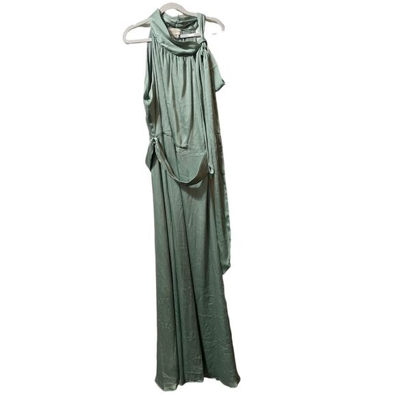 Sachin and Babi Halter Maxi Gown Dress Size 14 - Picture 3 of 7
